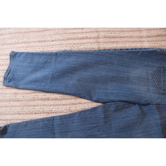 Chicos So Slimming Girlfriend Crop Jeans Chicos Sz Blue Jeans, nice - Picture 12 of 14